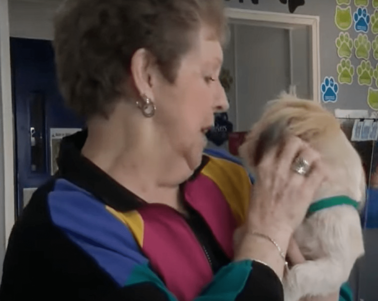 VIDEO: 80-year-old woman camps outside shelter to get her “love in first site dog”